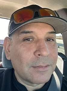 Pasadena Bee Removal Guy Anthony right after being stung on the lip.